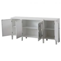 Elegant Decor 72 Inch Mirrored Credenza In White -Kitchen & Dining Furniture Sales Store We20Got20Lites20Inc 714785xx02
