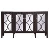 Elegant Decor 60 Inch Mirrored Credenza In Dark Walnut -Kitchen & Dining Furniture Sales Store We20Got20Lites20Inc 714794xx01