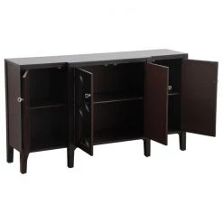 Elegant Decor 60 Inch Mirrored Credenza In Dark Walnut -Kitchen & Dining Furniture Sales Store We20Got20Lites20Inc 714794xx02