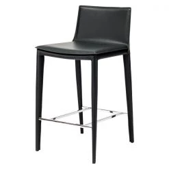 Nuevo Black Stool, Leather -Kitchen & Dining Furniture Sales Store We20Got20Lites20Inc 716852xx02