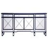 Elegant Decor 72 Inch Mirrored Credenza In Blue -Kitchen & Dining Furniture Sales Store We20Got20Lites20Inc 731903xx01xx3fc463