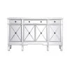 Elegant Decor 60 Inch Mirrored Credenza In Antique White -Kitchen & Dining Furniture Sales Store We20Got20Lites20Inc 731919xx01xx329386