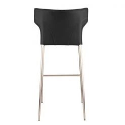 Nuevo Black Stool, Leather -Kitchen & Dining Furniture Sales Store We20Got20Lites20Inc HGND145xx14xx721916