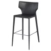 Nuevo Dark Grey Stool, Leather -Kitchen & Dining Furniture Sales Store We20Got20Lites20Inc HGND152xx15xxb0fcfb