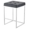 Nuevo Tarnished Silver Stool, Fabric -Kitchen & Dining Furniture Sales Store We20Got20Lites20Inc HGSX495xx7xxd48b4b