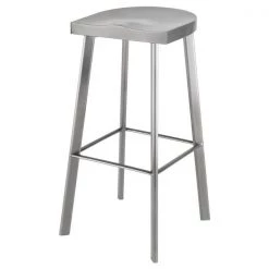 Nuevo Graphite Stool, Metal