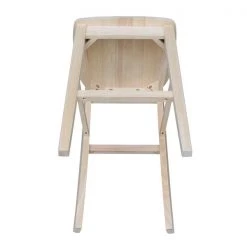 International Concepts Mission Bar Height Stool, 30" Seat Height, Unfinished -Kitchen & Dining Furniture Sales Store Whitewood20Industries20Inc 265xx30xx7