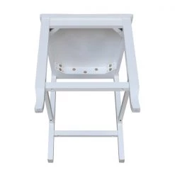 International Concepts Seaside CounterHeight Stool, 24" Seat Height, White -Kitchen & Dining Furniture Sales Store Whitewood20Industries20Inc S08xx452xx7