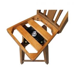 International Concepts San Remo Counter Height Stool, with Swivel, 24" Seat Height, Pecan -Kitchen & Dining Furniture Sales Store Whitewood20Industries20Inc S59xx102SWxx4