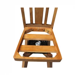 International Concepts San Remo Counter Height Stool, with Swivel, 24" Seat Height, Pecan -Kitchen & Dining Furniture Sales Store Whitewood20Industries20Inc S59xx102SWxx5