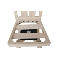 International Concepts Ava Counter Height Stool, with Swivel 24" Seat Height, Unfinished -Kitchen & Dining Furniture Sales Store Whitewood20Industries20Inc Sxx132SWxx3