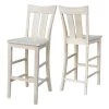 International Concepts Ava Bar Height Stool, 30" Seat Height, Unfinished -Kitchen & Dining Furniture Sales Store Whitewood20Industries20Inc Sxx133