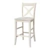 International Concepts Vineyard Bar Height Stool, 30" Seat Height, Unfinished -Kitchen & Dining Furniture Sales Store Whitewood20Industries20Inc Sxx143