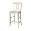 International Concepts Verona Bar Height Stool, 30" Seat Height, Unfinished -Kitchen & Dining Furniture Sales Store Whitewood20Industries20Inc Sxx1703