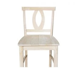 International Concepts Verona Bar Height Stool, 30" Seat Height, Unfinished -Kitchen & Dining Furniture Sales Store Whitewood20Industries20Inc Sxx1703xx8