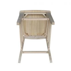 International Concepts Java Bar Height Stool, 30" Seat Height, Unfinished -Kitchen & Dining Furniture Sales Store Whitewood20Industries20Inc Sxx193xx7