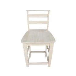 International Concepts Java Bar Height Stool, 30" Seat Height, Unfinished -Kitchen & Dining Furniture Sales Store Whitewood20Industries20Inc Sxx193xx8