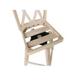 International Concepts Double "X" Back Counter Height Stool, Swivel 24" Seat Height, Unfinished -Kitchen & Dining Furniture Sales Store Whitewood20Industries20Inc Sxx202SWxx6