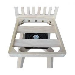 International Concepts Mission Counter Height Stool, with Swivel, 24" Seat Height, Unfinished -Kitchen & Dining Furniture Sales Store Whitewood20Industries20Inc Sxx262SWxx5