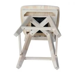International Concepts Mission Counter Height Stool, with Swivel, 24" Seat Height, Unfinished -Kitchen & Dining Furniture Sales Store Whitewood20Industries20Inc Sxx262SWxx8