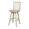 International Concepts Mission Bar Height Stool, with Swivel, 30" Seat Height, Unfinished