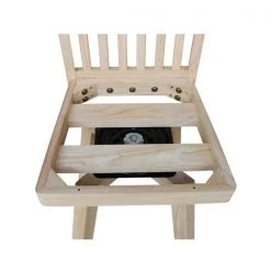 International Concepts Mission Bar Height Stool, with Swivel, 30" Seat Height, Unfinished -Kitchen & Dining Furniture Sales Store Whitewood20Industries20Inc Sxx263SWxx3