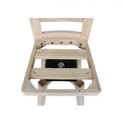 International Concepts Tuscany Counter Height Stool, with Swivel, 24" Seat Height, Unfinished -Kitchen & Dining Furniture Sales Store Whitewood20Industries20Inc Sxx292SWxx4