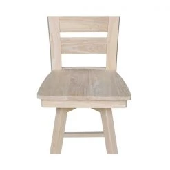 International Concepts Tuscany Counter Height Stool, with Swivel, 24" Seat Height, Unfinished -Kitchen & Dining Furniture Sales Store Whitewood20Industries20Inc Sxx292SWxx8