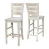 International Concepts Tuscany Bar Height Stool, 30" Seat Height, Unfinished -Kitchen & Dining Furniture Sales Store Whitewood20Industries20Inc Sxx293