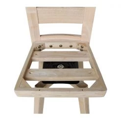 International Concepts Tuscany Bar Height Stool, with Swivel, 30" Seat Height, Unfinished -Kitchen & Dining Furniture Sales Store Whitewood20Industries20Inc Sxx293SWxx3