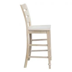 International Concepts Tuscany Bar Height Stool, 30" Seat Height, Unfinished -Kitchen & Dining Furniture Sales Store Whitewood20Industries20Inc Sxx293xx5