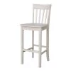 International Concepts Slatback Bar Height Stool, 30" Seat Height, Unfinished -Kitchen & Dining Furniture Sales Store Whitewood20Industries20Inc Sxx3013