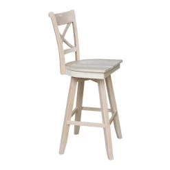 International Concepts Charlotte Bar Height stool - 30 in. Seat Height -Kitchen & Dining Furniture Sales Store Whitewood20Industries20Inc Sxx313SWxx20SIDE