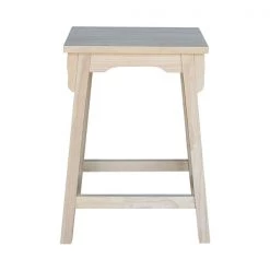 International Concepts Mission Counter Height Stool, 24" Seat Height, Unfinished -Kitchen & Dining Furniture Sales Store Whitewood20Industries20Inc Sxx324xx2