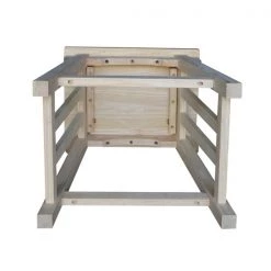 International Concepts Mission Counter Height Stool, 24" Seat Height, Unfinished -Kitchen & Dining Furniture Sales Store Whitewood20Industries20Inc Sxx324xx4