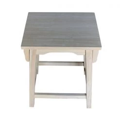 International Concepts Mission Counter Height Stool, 24" Seat Height, Unfinished -Kitchen & Dining Furniture Sales Store Whitewood20Industries20Inc Sxx324xx5