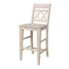 International Concepts Canyon BarHeight XX Stool, 30" Seat Height, Ready to Finish -Kitchen & Dining Furniture Sales Store Whitewood20Industries20Inc Sxx473