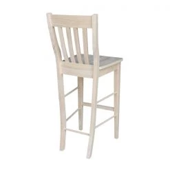 International Concepts Café Stool, 30" Seat Height, Unfinished -Kitchen & Dining Furniture Sales Store Whitewood20Industries20Inc Sxx6163xx1