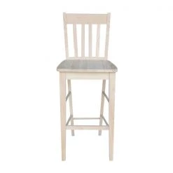 International Concepts Café Stool, 30" Seat Height, Unfinished -Kitchen & Dining Furniture Sales Store Whitewood20Industries20Inc Sxx6163xx4