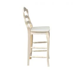 International Concepts Versailles Bar Height Stool, 30" Seat Height, Unfinished -Kitchen & Dining Furniture Sales Store Whitewood20Industries20Inc Sxx9203xx5