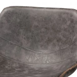 Baxton Studio Tani Grey and Brown Upholstered Black Finished 2-PC Bar Stool Set -Kitchen & Dining Furniture Sales Store Wholesale20Interiors20Inc 10509xx4