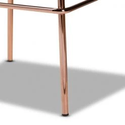 Baxton Studio Kaelin Blue Velvet Upholstered and Gold Finished 4-Piece Bar Stool Set -Kitchen & Dining Furniture Sales Store Wholesale20Interiors20Inc 10802xx4