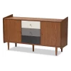 Baxton Studio Halden Mid-Century Walnut Brown and Grey Gradient Finished Wood 2-Door Dining Room Sideboard -Kitchen & Dining Furniture Sales Store Wholesale20Interiors20Inc 11022xx1xx11625a