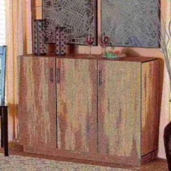 Baxton Studio Patton Modern and Contemporary Natural Oak Finished Wood 3-Door Dining Room Sideboard Buffet -Kitchen & Dining Furniture Sales Store Wholesale20Interiors20Inc 11217xx7xx9320d4