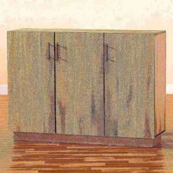 Baxton Studio Patton Modern and Contemporary Natural Oak Finished Wood 3-Door Dining Room Sideboard Buffet -Kitchen & Dining Furniture Sales Store Wholesale20Interiors20Inc 11217xx8xx093483