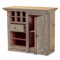 Baxton Studio Albert Modern Farmhouse Rustic Oak Brown Finished Wood 1-Door Dining Room Sideboard Buffet -Kitchen & Dining Furniture Sales Store Wholesale20Interiors20Inc 11252xx2xx691dfb