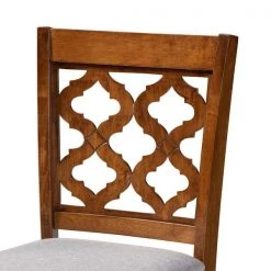 Baxton Studio Ramiro Modern Grey Fabric and Walnut Brown Finished Wood 5-PC Pub Set -Kitchen & Dining Furniture Sales Store Wholesale20Interiors20Inc 11376xx10903xx5xx7fecce