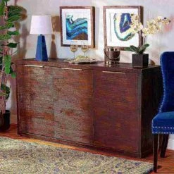 Baxton Studio Titus Modern and Contemporary Dark Brown Finished Wood 3-Door Dining Room Sideboard Buffet -Kitchen & Dining Furniture Sales Store Wholesale20Interiors20Inc 11399xx6xx72538b