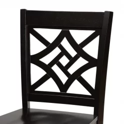 Baxton Studio Nicolette Modern and Contemporary Transitional Dark Brown Finished Wood 5-Piece Pub Set -Kitchen & Dining Furniture Sales Store Wholesale20Interiors20Inc 11421xx9776xx5xxc987ed