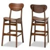 Baxton Studio Katya Mid-Century Modern Walnut Brown Finished Wood 2-Piece Bar Stool Set -Kitchen & Dining Furniture Sales Store Wholesale20Interiors20Inc 11643xx1xx02877f